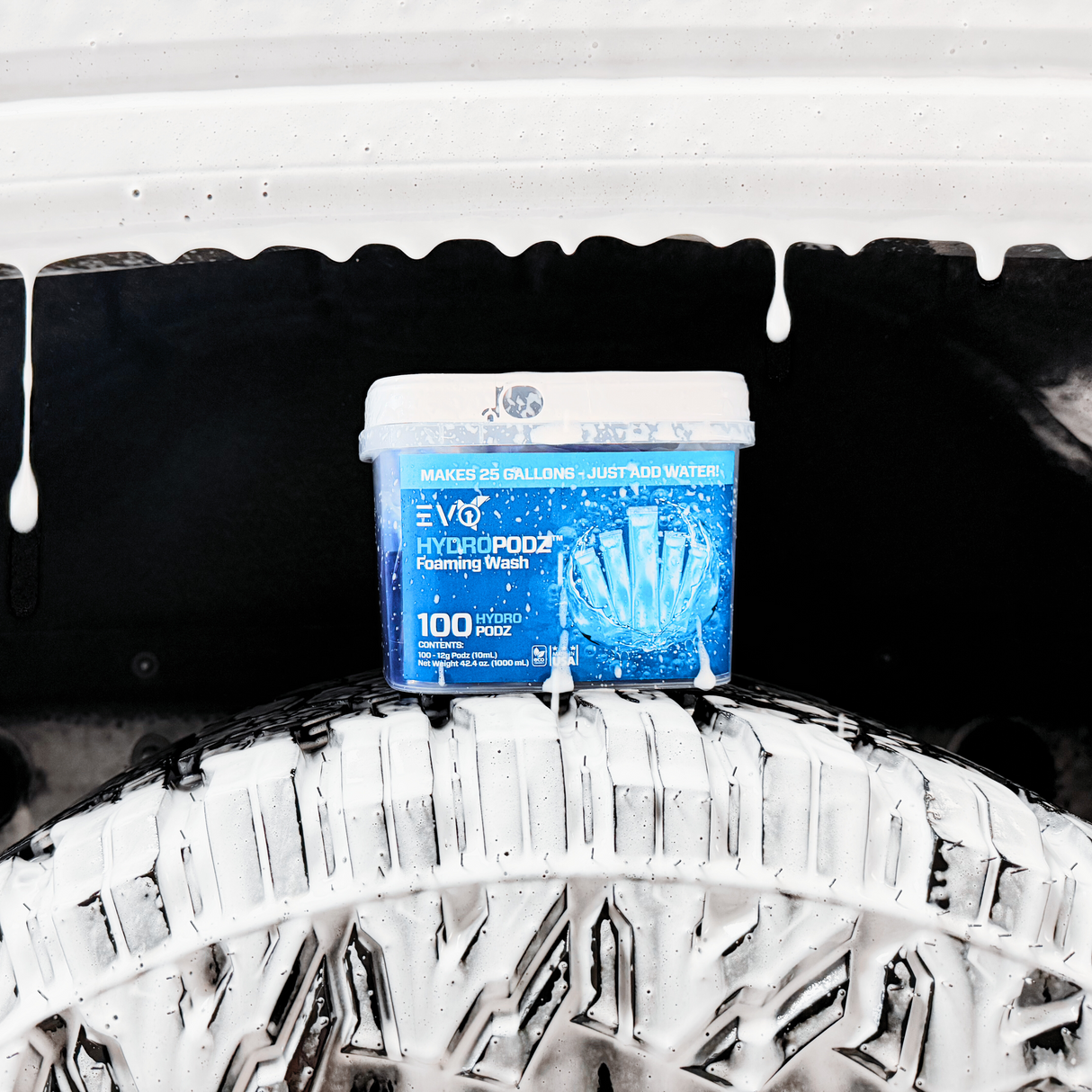 HydroPodz™ 100-count Tub pH Neutral Foaming Vehicle Wash Pods